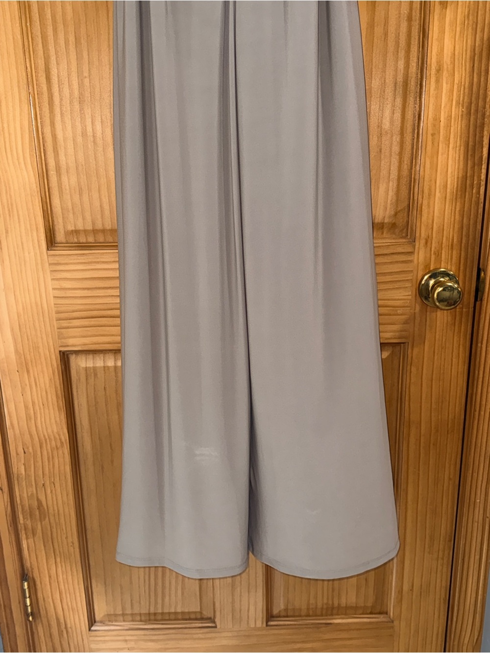 NWT R & M Richards Champagne Sequin Draped Jumpsuit-12 - Picture 11 of 16